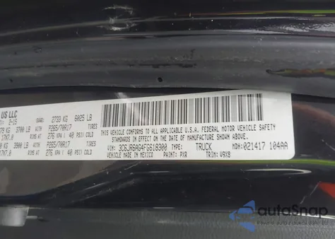 2015 Ram 1500 Tradesman from USA, damaged, VIN 3C6JR6AG4FG618300